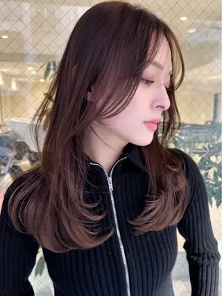 カラー nami /透明感カラー✨️のヘアスタイル