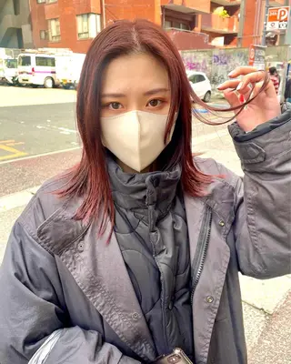 ミディアム keshiki🦋 Nanaのヘアスタイル