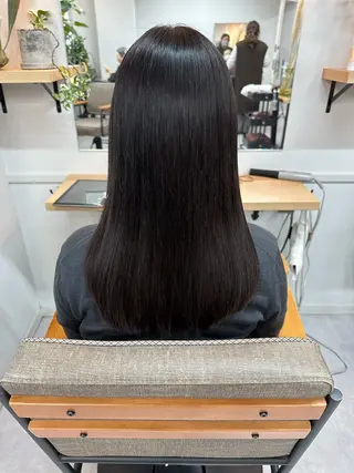 セミロング Lachic所属・髪質改善/ストレート 根上のヘアスタイル