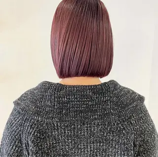 ミディアム カラー 池田 未瑠のヘアスタイル