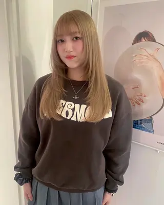 ロング カラー riria/ボブ /ブラウンカラー🎀のヘアスタイル