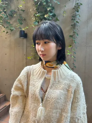 ショート カラー ボブ/ショート 吉田竣のヘアスタイル