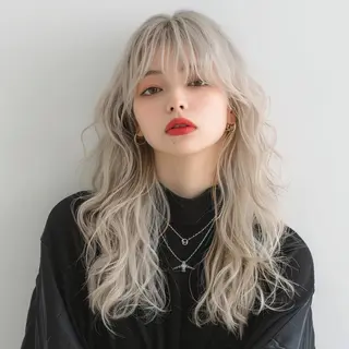 ロング カラー レヴ　草加駅3分🌻 ✂️早朝深夜営業🌱のヘアスタイル