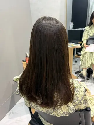 セミロング カラー 透明感カラー/パーマ 🌀アオノのヘアスタイル