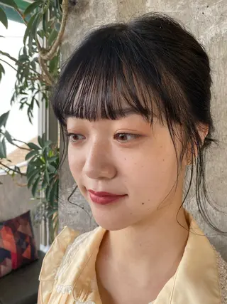 ミディアム ROBBY所属・松井美樹/似合わせ ガーリー・韓国のヘアスタイル