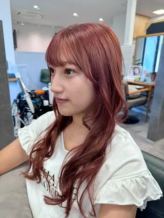 ロング カラー 髪質改善&デザイン専門店Retto:天王寺阿倍野店所属・髪質改善/デザイン/ 天王寺/奥野和広のヘアスタイル