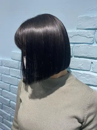 ミディアム カラー ヘアアレンジ 韓国レイヤーカット/ 儚げカラーチナツのヘアスタイル