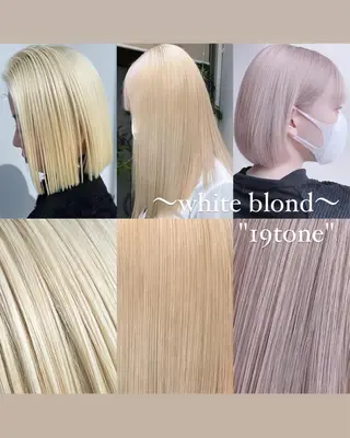 ミディアム カラー 💜ハイトーン💛 マジカルかいちゃんのヘアスタイル