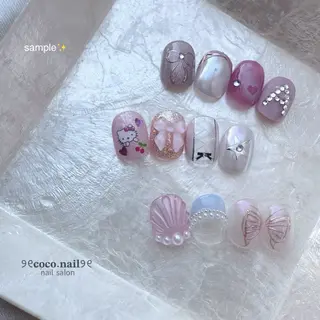 ネイル lili.nail y2k/ワンホンのネイルデザイン