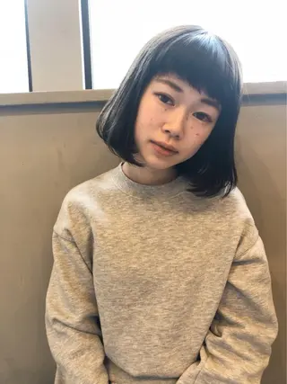 ミディアム カラー 💘透明感カラー💘 沖本 将宏のヘアスタイル