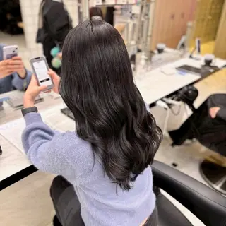 ロング カラー モテ艶🤍透明感 レイヤー🤍ボブのヘアスタイル