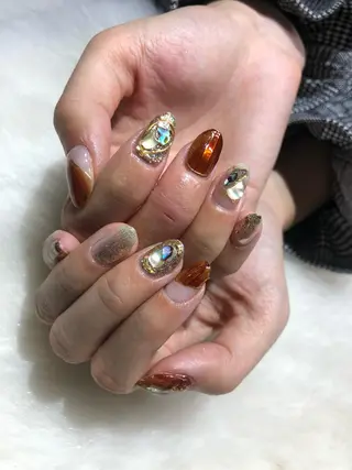 ネイル Amber21.所属・Nagahama Akariのネイルデザイン