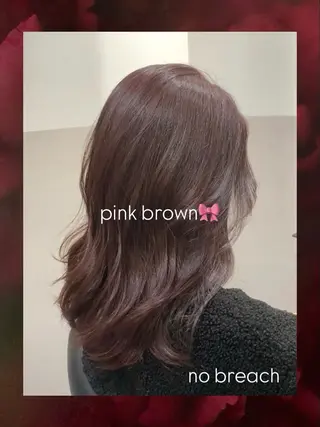 セミロング オリーブ🌿ブリーチ なし◎Azusaのヘアスタイル