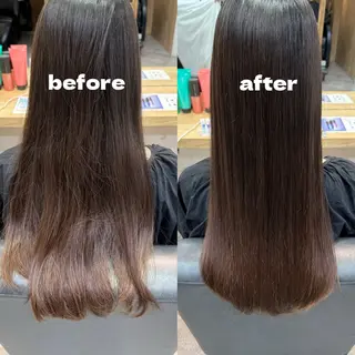 ロング 縮毛矯正/艶髪カラー /パーマ/ひふみ🌱のヘアスタイル