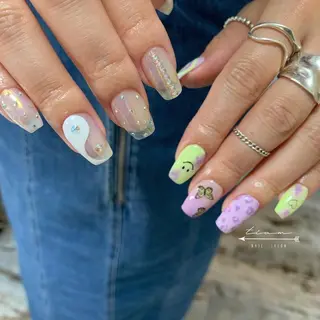 ネイル 𝑡𝑖𝑎𝑚𓂃 きむらゆきののネイルデザイン