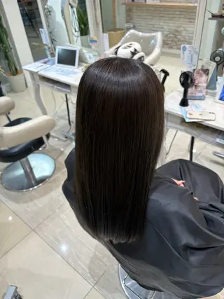 セミロング カラー 艶カラー/縮毛矯正/ 特殊パーマ/haruのヘアスタイル