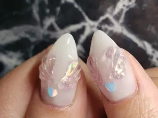 ミディアム ネイル クロキ 。のネイルデザイン