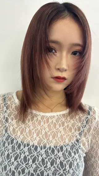 ミディアム カラー k-two ウエダカナミ🎀のヘアスタイル