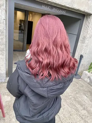 セミロング カラー ハイトーン髪質改善 🎀🐰堀川智史🎀のヘアスタイル