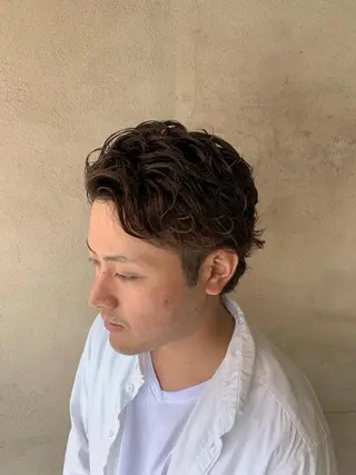 パーマ メンズ 💎髪質改善/縮毛 💎メンズカット石尾のヘアスタイル