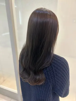 ロング カラー 艶質改善/縮毛矯正 ササキナツミのヘアスタイル