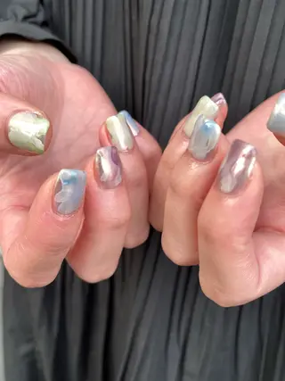 ネイル 草加ニュアンスネイル 🌚hersのネイルデザイン