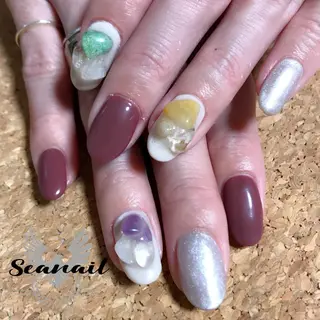 ネイル 小尾 栞のネイルデザイン