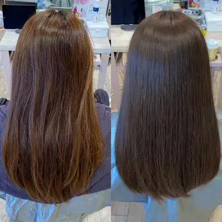 ロング カラー On所属・顔まわりカット🌟 くびれヘア/寺門遥輝のヘアスタイル