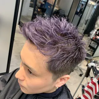 ショート メンズ 及川シゲル 髪質改善講師のヘアスタイル