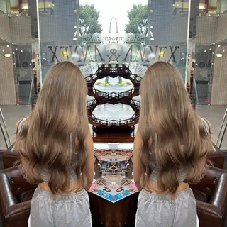 ロング カラー レイヤー/ボブ/ ミニボブ/AOIのヘアスタイル