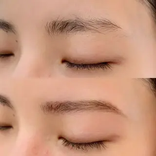 アイブロウ 🎀🩶韓国風束感 エク/マナミ🪽のマツエク・マツパデザイン
