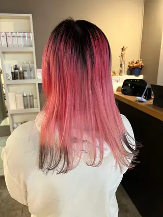 ロング カラー daiki 原宿のヘアスタイル