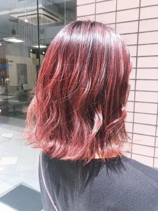 ミディアム 阿部 美咲のヘアスタイル
