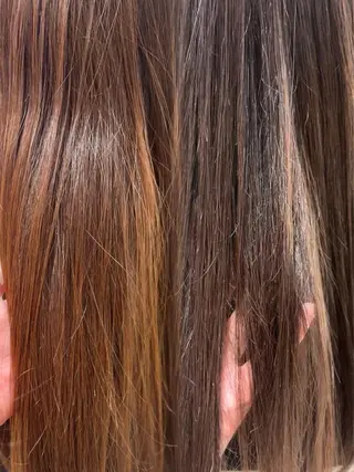 セミロング あらい みゆのヘアスタイル