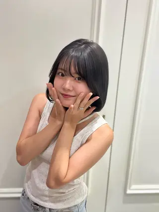 ショート コテ巻き風パーマ 銀座RINOSEのヘアスタイル