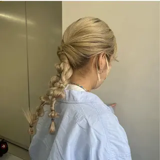 ヘアアレンジ 🎀ベージュカラー/ kae🎀のヘアスタイル