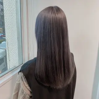 ロング カラー 韓国レイヤー🕊️ 柔らかベージュ🧸のヘアスタイル