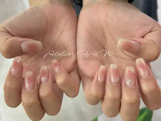 セミロング nail&eyelashsalon atelier fam上本町店所属・アトリエ FAMのネイルデザイン