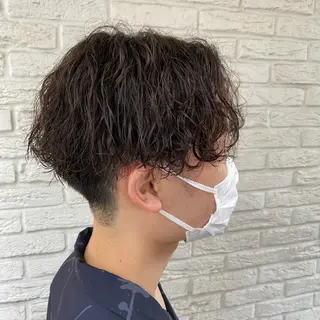 パーマ メンズ ミモリ ユウタのヘアスタイル