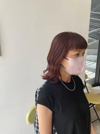 ミディアム カラー オスズ 🎀´-のヘアスタイル
