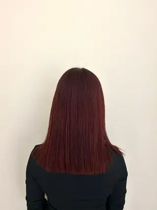 ミディアム カラー ミ ユのヘアスタイル