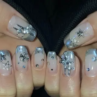 ネイル kana/モード ・グランジ໒꒱のネイルデザイン