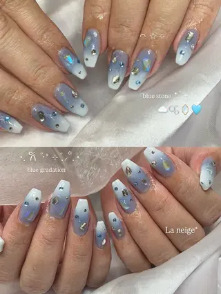 ネイル La neige* yuki 🥯🍑のネイルデザイン