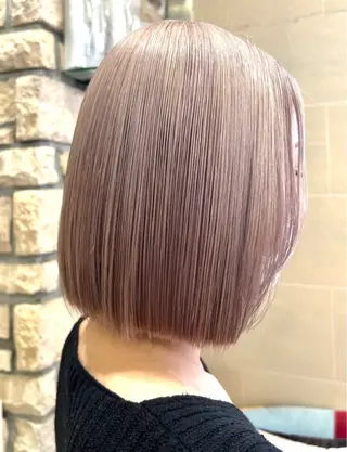 ミディアム カラー 💝ハイトーン/暖色 /吉祥寺/のヘアスタイル