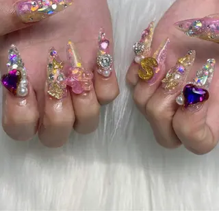 ネイル スカルプ💅🏻 /ホワイトニングのネイルデザイン
