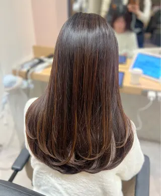 ロング 韓国♡レイヤーカット ayanoのヘアスタイル