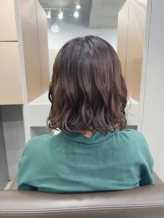 パーマ ボブパーマコテ巻き風 パーマNo1深江秀平のヘアスタイル