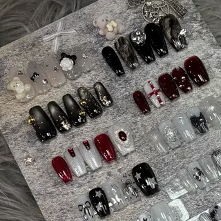 ネイル Dark honey スカルプ専門原宿店のネイルデザイン