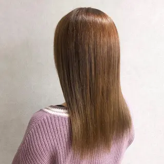 セミロング カラー パーマ ヘアアレンジ メンズ キッズ ネイル マツエク・マツパ アイブロウ mona/ ストレートスタイル✨のヘアスタイル