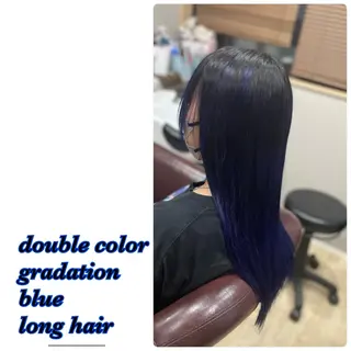 ロング カラー Hair room Leaのヘアスタイル